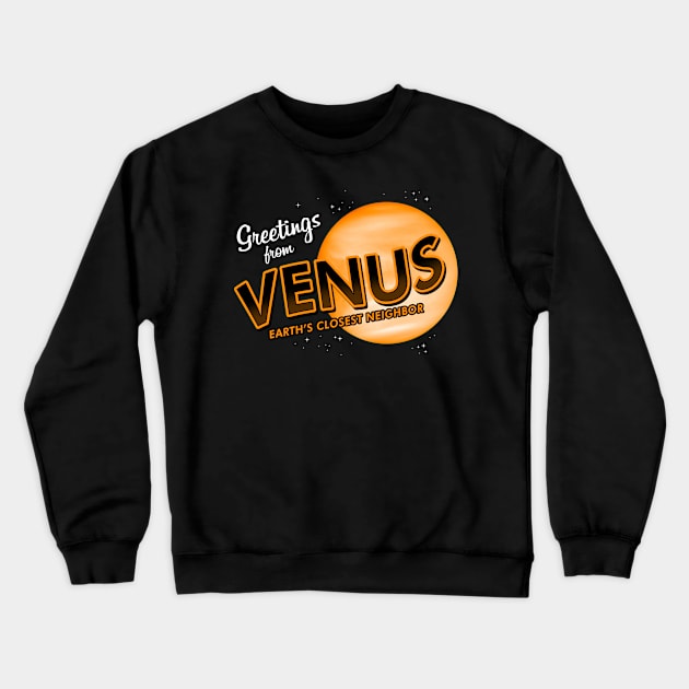 Greetings from Venus Crewneck Sweatshirt by Originals by Boggs Nicolas